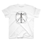 AURA_HYSTERICAのVitruvian_Man スタンダードTシャツ