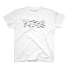 onigiri-loveloveのドット絵のイワシ群 Regular Fit T-Shirt