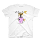 NUCCHの夜勤明犬(柴犬-文字あり) Regular Fit T-Shirt