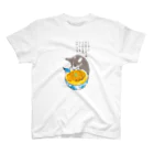 サカモトリエ/イラストレーターのコーギーとカツ丼 Regular Fit T-Shirt