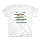 もけもけのLet’s go buddy!② Regular Fit T-Shirt