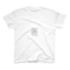 rilybiiの線画＊チューリップ＊pink スタンダードTシャツ