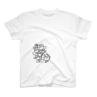 あkrのばらねこ　モノクロ Regular Fit T-Shirt