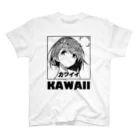 水豹(あざらし)のKAWAII-カワイイ- スタンダードTシャツ