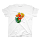 Com illustrationのそよそよチューリップ Regular Fit T-Shirt