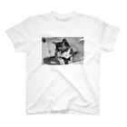 犬 猫 大好き！の猫 Tシャツ、リンガーTシャツ、トートバッグ、マグカップ Regular Fit T-Shirt