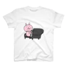 ゆずぽろの昼休みのピアノを弾くゆずぽろ Regular Fit T-Shirt