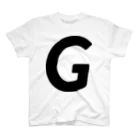 BetterDesignStoreのG ： イニシャルTシャツ Regular Fit T-Shirt