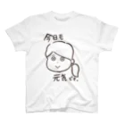 つゆあめの元気アピールポニテガール Regular Fit T-Shirt