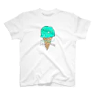 なでしこ@デザインのチョコミントアイスクリーム Regular Fit T-Shirt