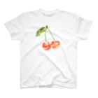 凩 灯の艶々🍒さくらんぼ Regular Fit T-Shirt