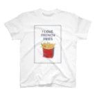 NATSUYA TAKASAKIのI LOVE FRENCH FRIES スタンダードTシャツ