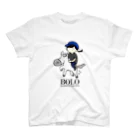 HarmonyCollege_Osyan-T-shirtのBOLOGIRL(kuro)縦 スタンダードTシャツ