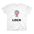 ユニークで目を引くアイデア！Masakey ArtのLOCK スタンダードTシャツ