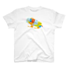 monochromeH2のpuzoozle - elephant - スタンダードTシャツ