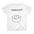 Life Design Factory PINCEの猫ポケット Regular Fit T-Shirt