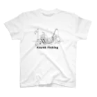 MONKEY　CRAFTのフィッシング　釣りTシャツ⑨ カヤックフィッシング Regular Fit T-Shirt