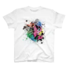 猫鳴きのpainted mnt Regular Fit T-Shirt