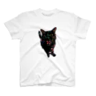 〇〇黒猫。のおねだり黒猫。 スタンダードTシャツ