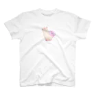 おやさい妖精さんの お店🌱のレンコン コンコン Ｔシャツ（文字無し） Regular Fit T-Shirt