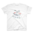 Little fingerのぶんちょ すいたい (青字) Regular Fit T-Shirt