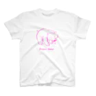 よこづな文庫のPolar Bear。 Regular Fit T-Shirt