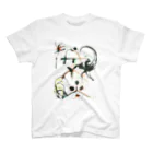 WAMI ARTの満ちる(ヲシテ文字) Regular Fit T-Shirt