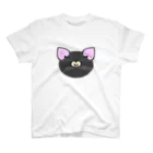 ぉ､≠″ σ め＜″ゐのくろい ねこ スタンダードTシャツ