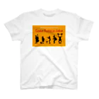 Game Musica JakeのGame Musica Jake シルエット スタンダードTシャツ