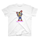 TaniGonの機動戦士の白いロボット スタンダードTシャツ