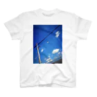 ぺちゃの ○。銀狐堂。○ の青空 Regular Fit T-Shirt