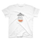 nunuchanの雨とスイカ スタンダードTシャツ