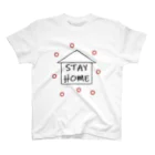 ドット屋さんのSTAY HOME／ドット絵 Regular Fit T-Shirt
