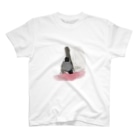 calcalの奥が気になる桜文鳥 Regular Fit T-Shirt