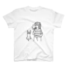 りんごりらくだのぷかぷかにゃんこ Regular Fit T-Shirt