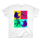 【NAtsuki】のカラフル猫 スタンダードTシャツ