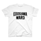 JIMOTO Wear Local Japanの 江戸川区 EDOGAWA WARD Regular Fit T-Shirt