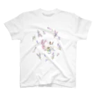 友風子のラベンダーうさぎ Regular Fit T-Shirt