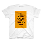 borderLinerのKEEP CALM AND CURRY ON スタンダードTシャツ