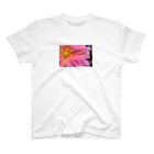 flower_basketのピンクの花 スタンダードTシャツ