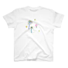 中俣いなか意匠研究所の小２の絵（花火） Regular Fit T-Shirt