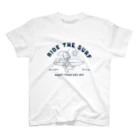 -BOND-のRIDE THE SURF - NAVY ver - Regular Fit T-Shirt