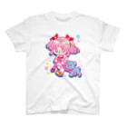 CHEBLOのONNANOKO【Pink】 スタンダードTシャツ