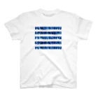 kaworu★SHOP＠SUZURIのBLUE LINE Regular Fit T-Shirt