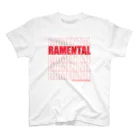 slurperのRAMENTAL white スタンダードTシャツ