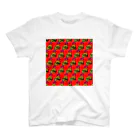Mieko_Kawasakiのハッピーハンバーガータイム　AO 赤 Regular Fit T-Shirt