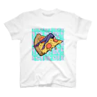 Mieko_Kawasakiの欲望のピザ🍕　GUILTY PLEASURE PIZZA HIGH HEEL スタンダードTシャツ