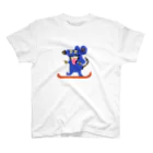 KEIHAMMのWaka Rat Tシャツ　ブルー Regular Fit T-Shirt