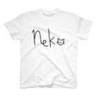 ゆるいげのnekoT-黒- Regular Fit T-Shirt