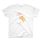 クマ小屋の空とぶクマ スタンダードTシャツ